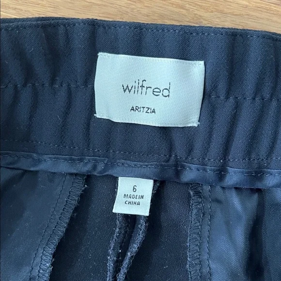 Aritzia Wilfred Limitless Pant Curve Fit - Crepette (navy blue) - Picture 3 of 6